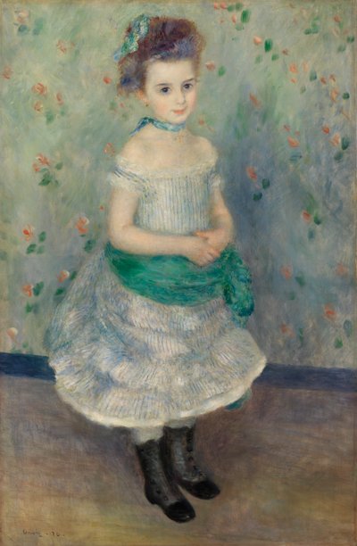Porträt von Jeanne Durand-Ruel von Pierre Auguste Renoir